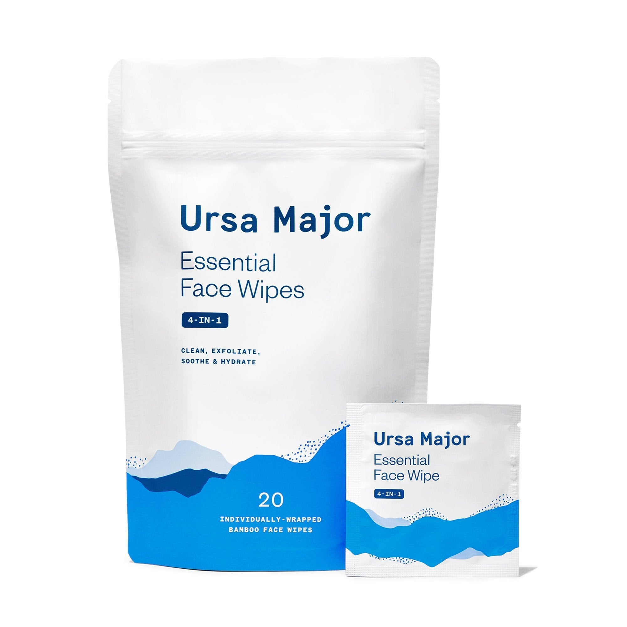 Ursa Major Essential Face Wipes 20 Count